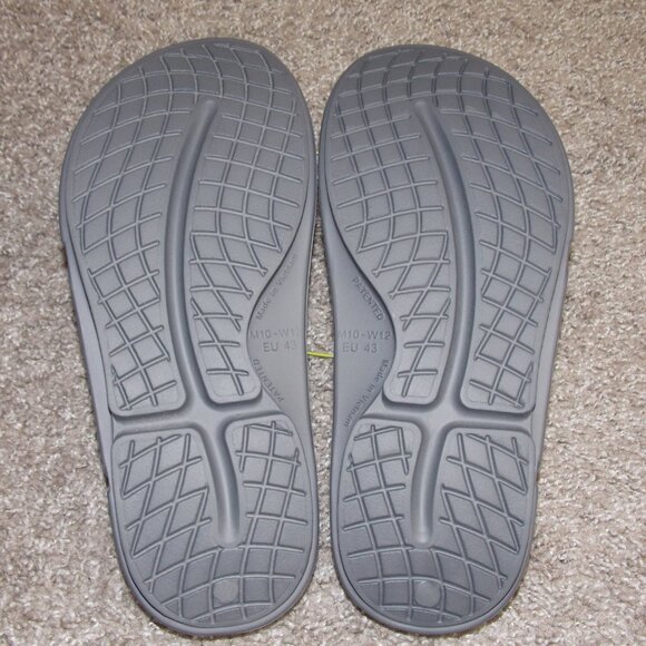 NWT-OOFOS OOahh Sport Flex Sandal - Slate - Picture 7 of 7